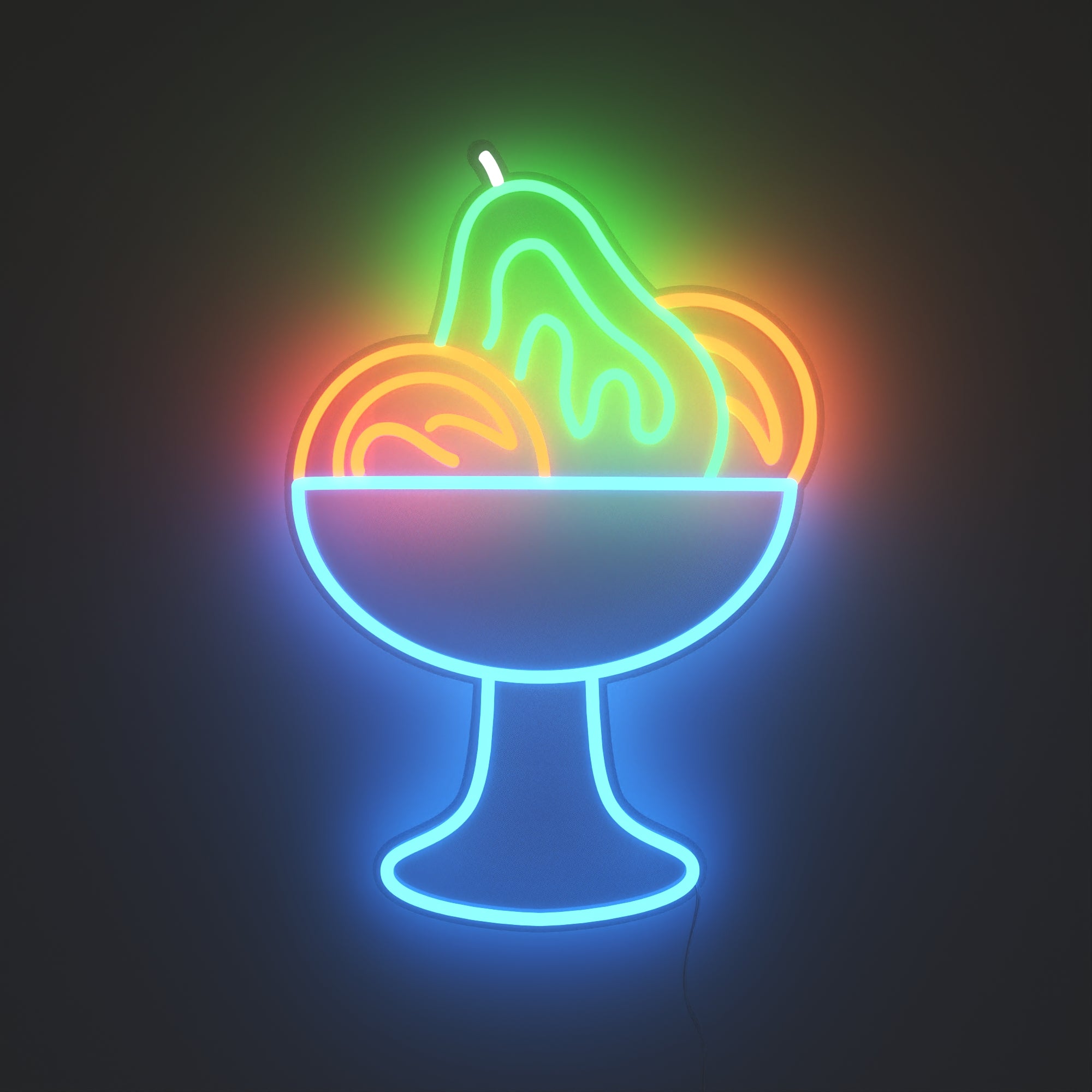 Garden Delights by Tom Wesselmann, LED neon sign
