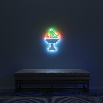Garden Delights by Tom Wesselmann, LED neon sign