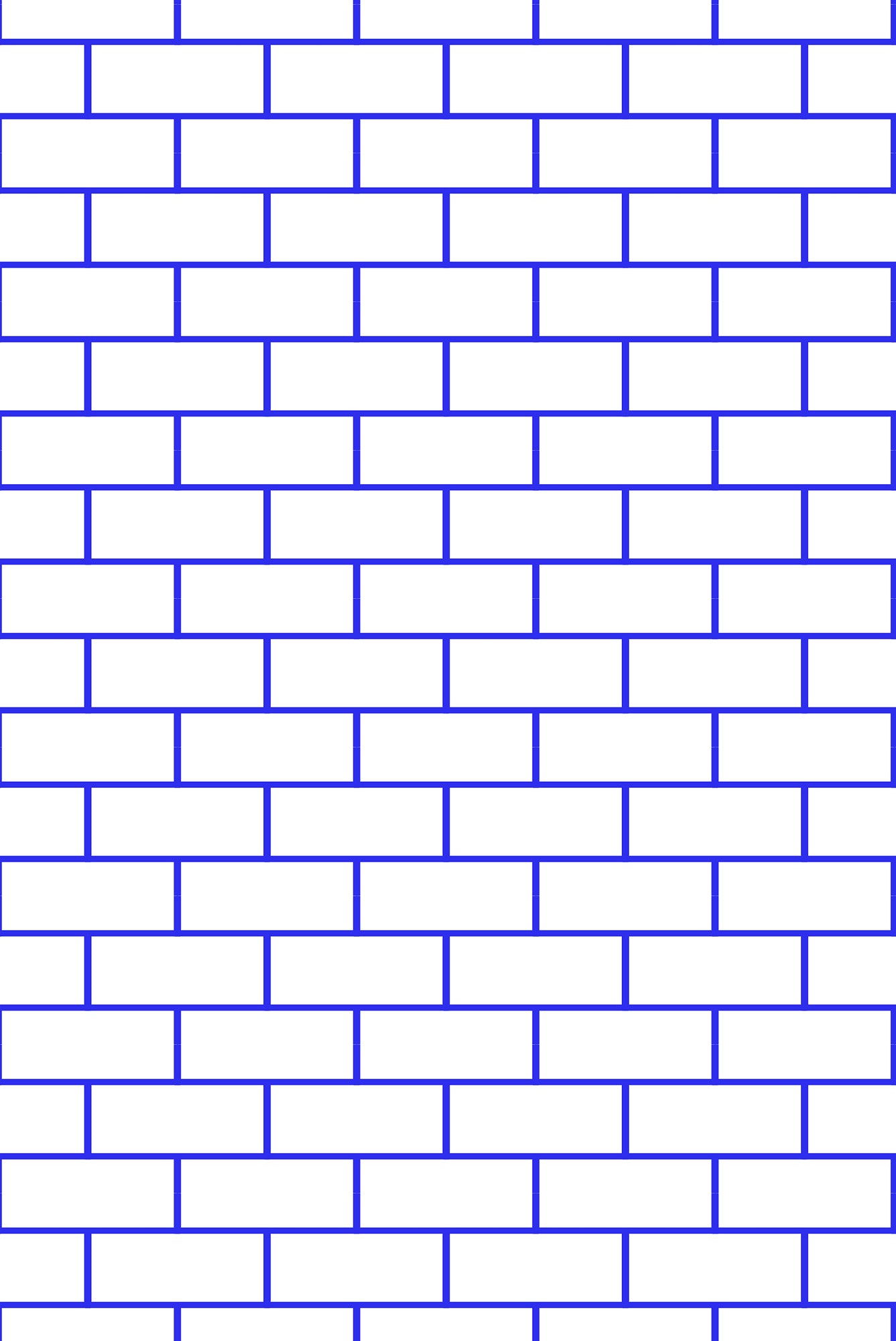 エミリー・エルドリッジによるレンガ造りの家の横長壁紙