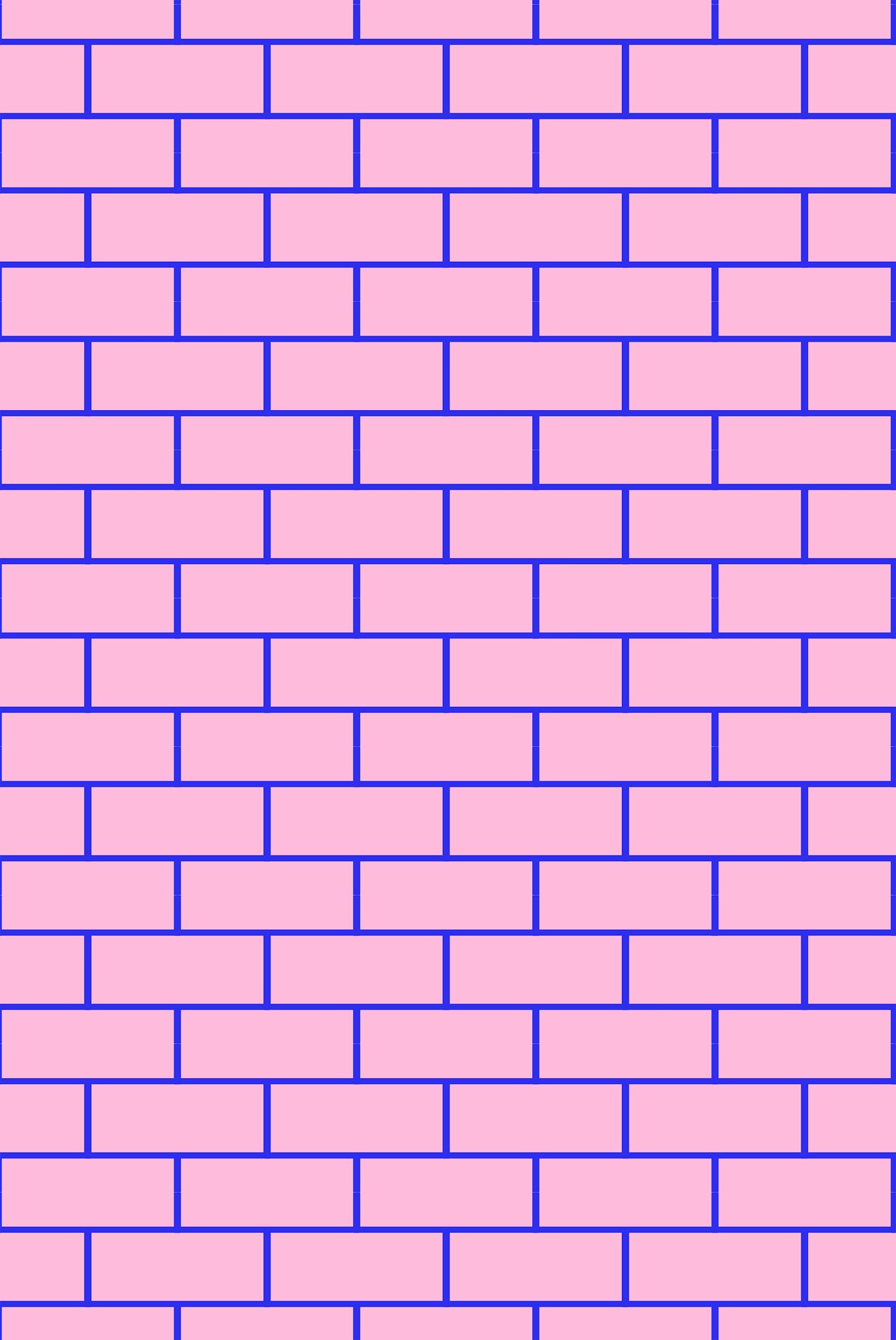 エミリー・エルドリッジによるレンガ造りの家の横長壁紙