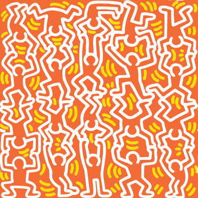 Dancing Man Wallpaper YP x Keith Haring
