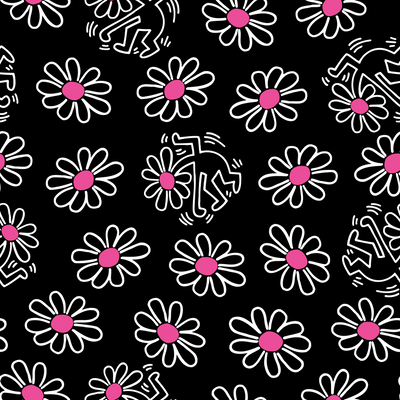 Flower Child Wallpaper YP x Keith Haring
