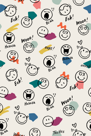 Doodle Dots Wallpaper by Smiley World x André Saraiva