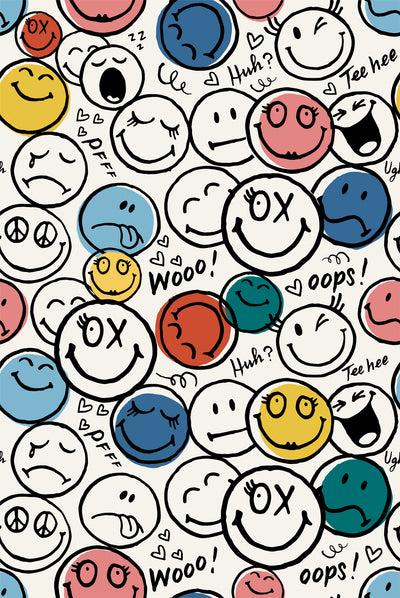 Smile Pile Wallpaper by Smiley World x André Saraiva