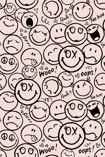 Smile Pile Wallpaper by Smiley World x André Saraiva