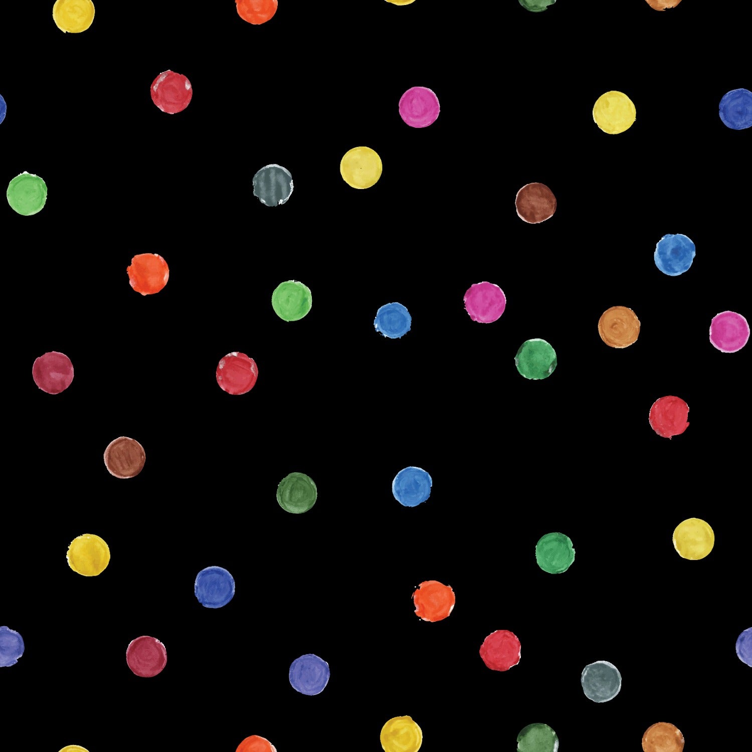 Colourful Rainbow Polka Dot Pattern Wallpaper | Hovia CA