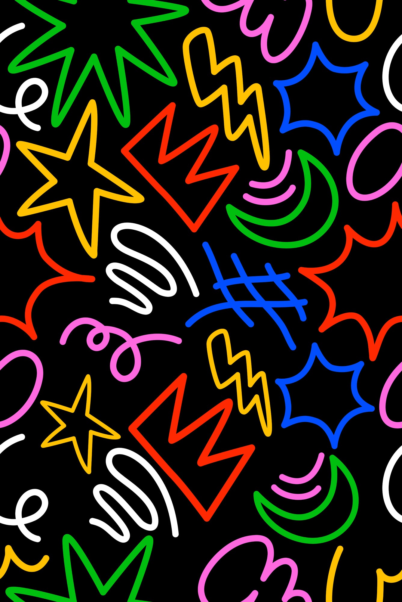 Symbol Scribble Wallpaper