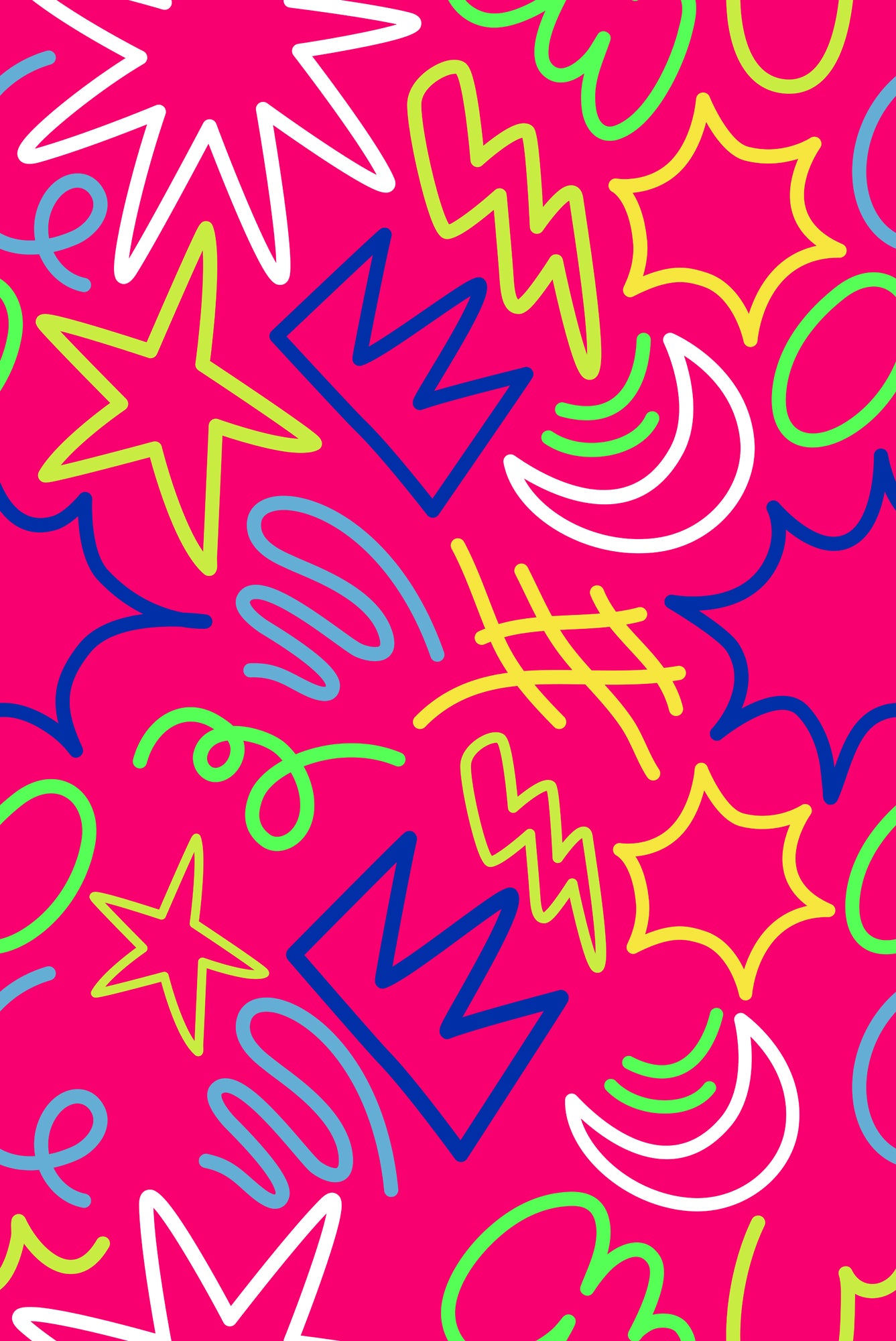 Symbol Scribble Wallpaper