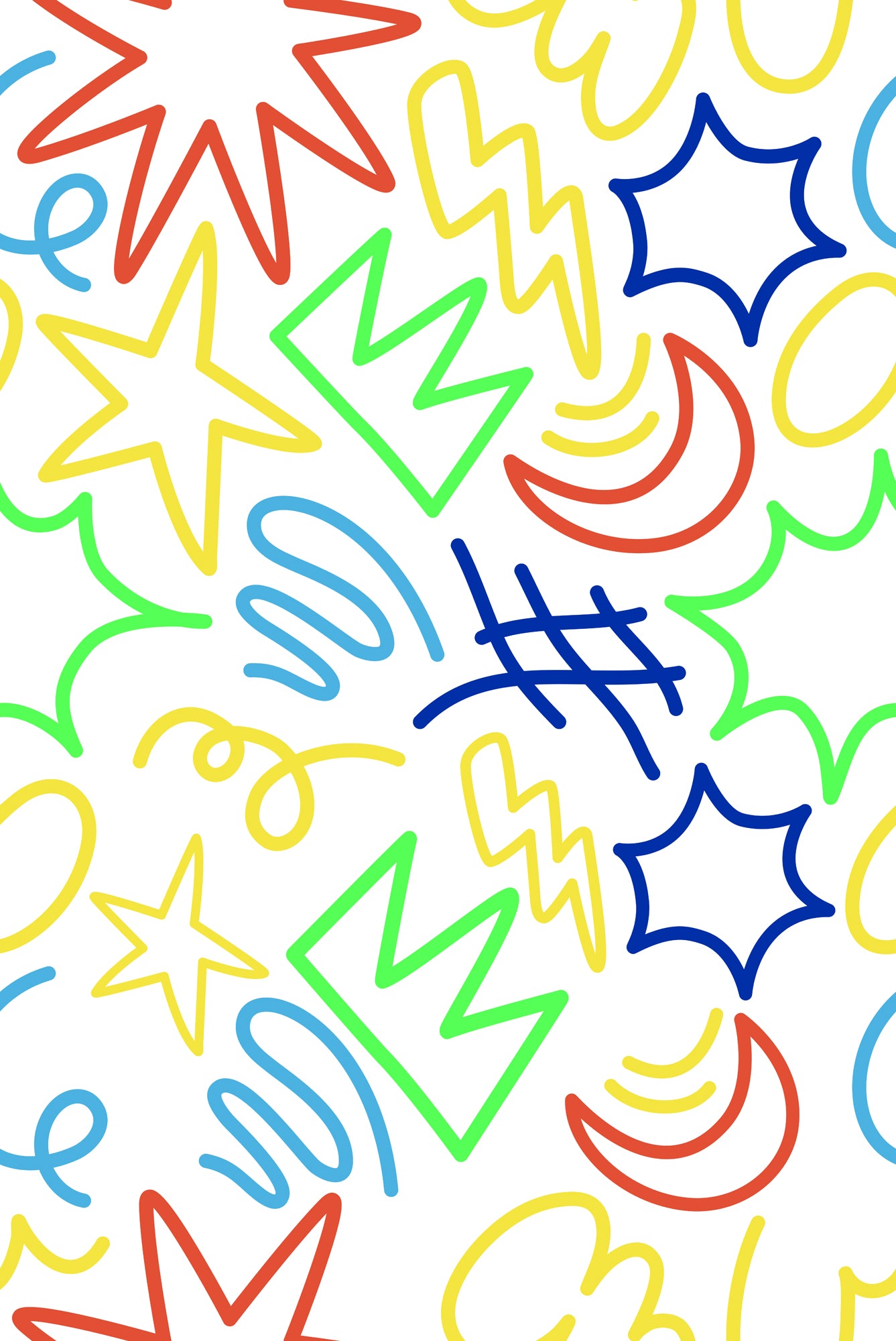 Symbol Scribble Wallpaper