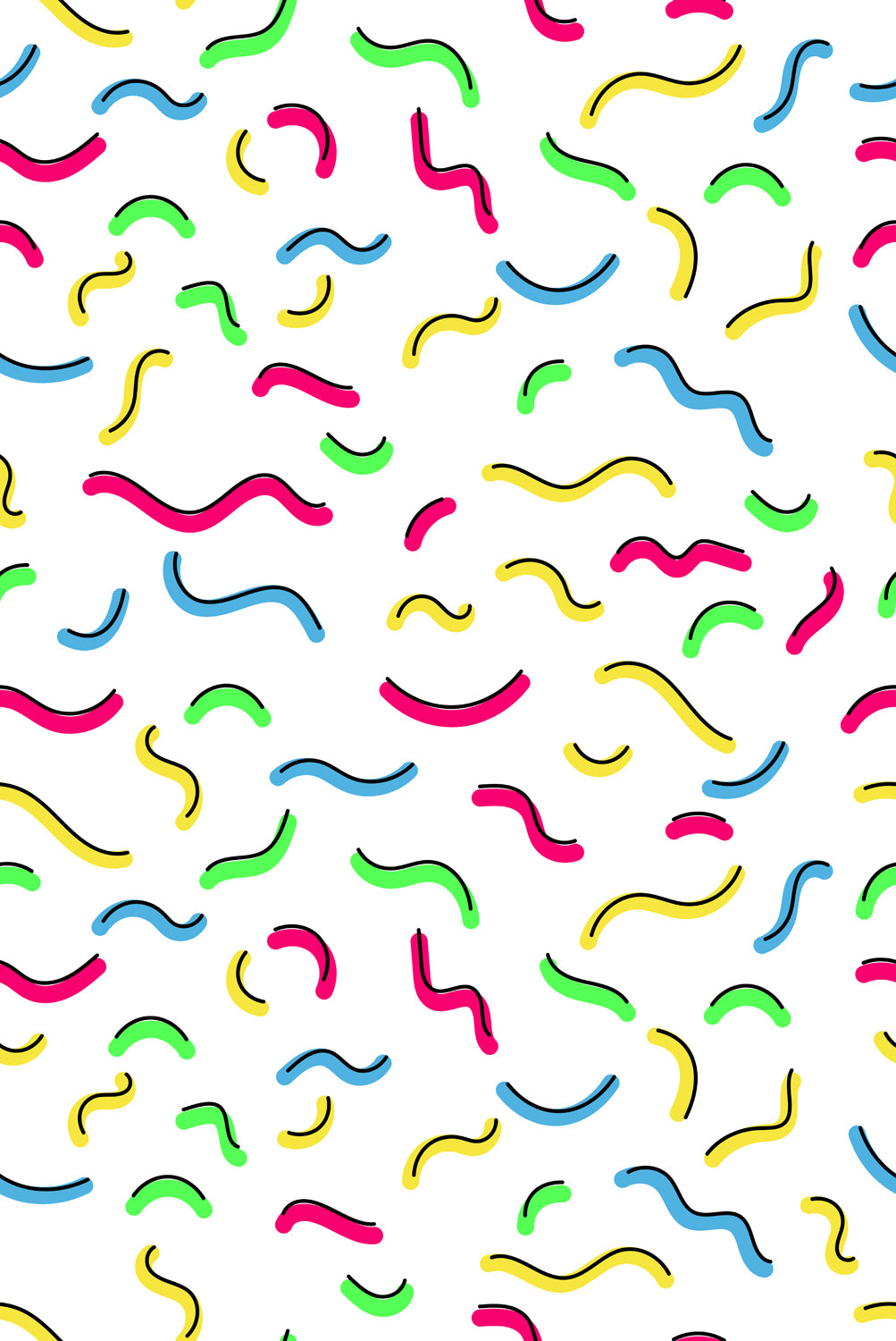 Squiggle Wiggles Wallpaper