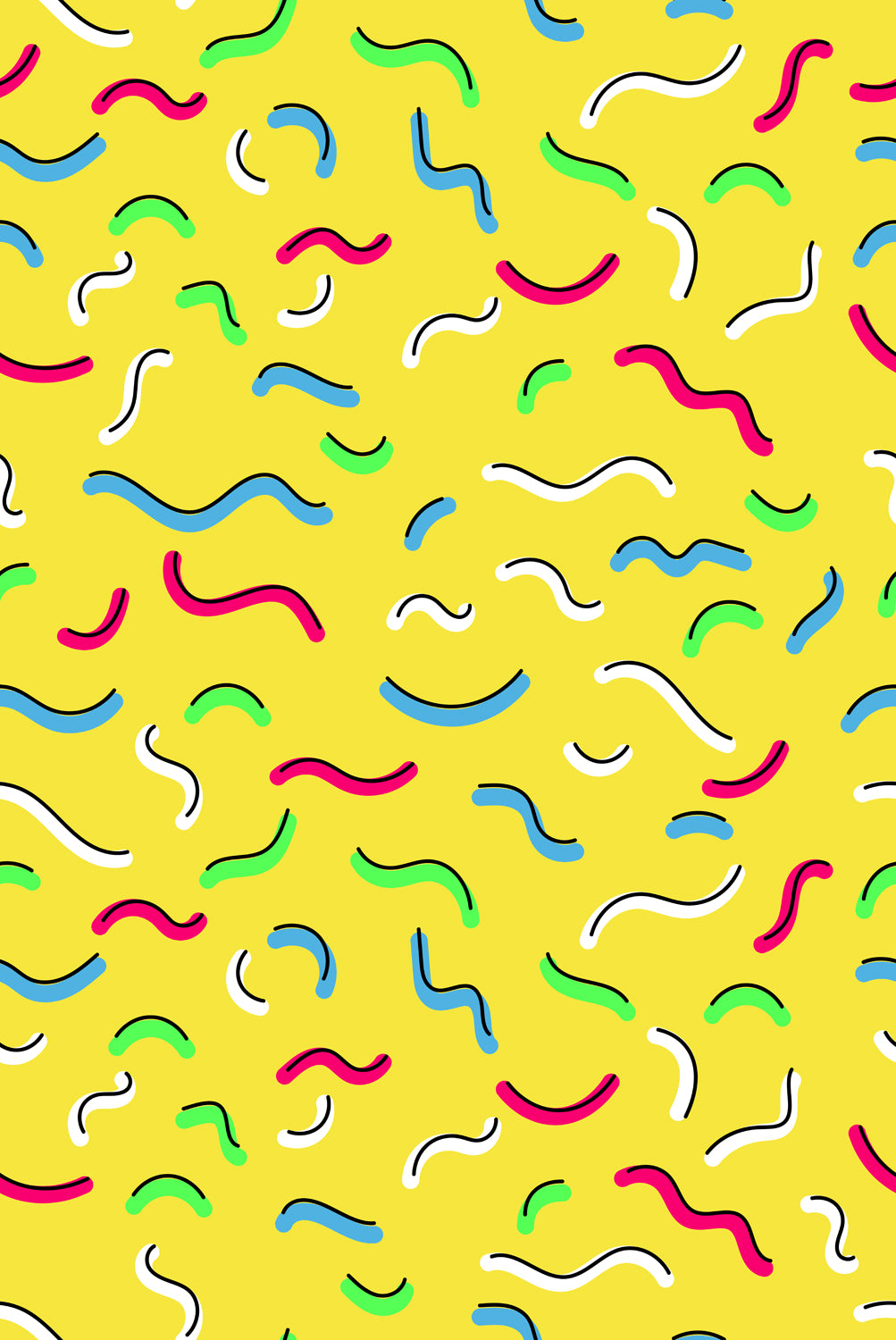 Squiggle Wiggles Wallpaper