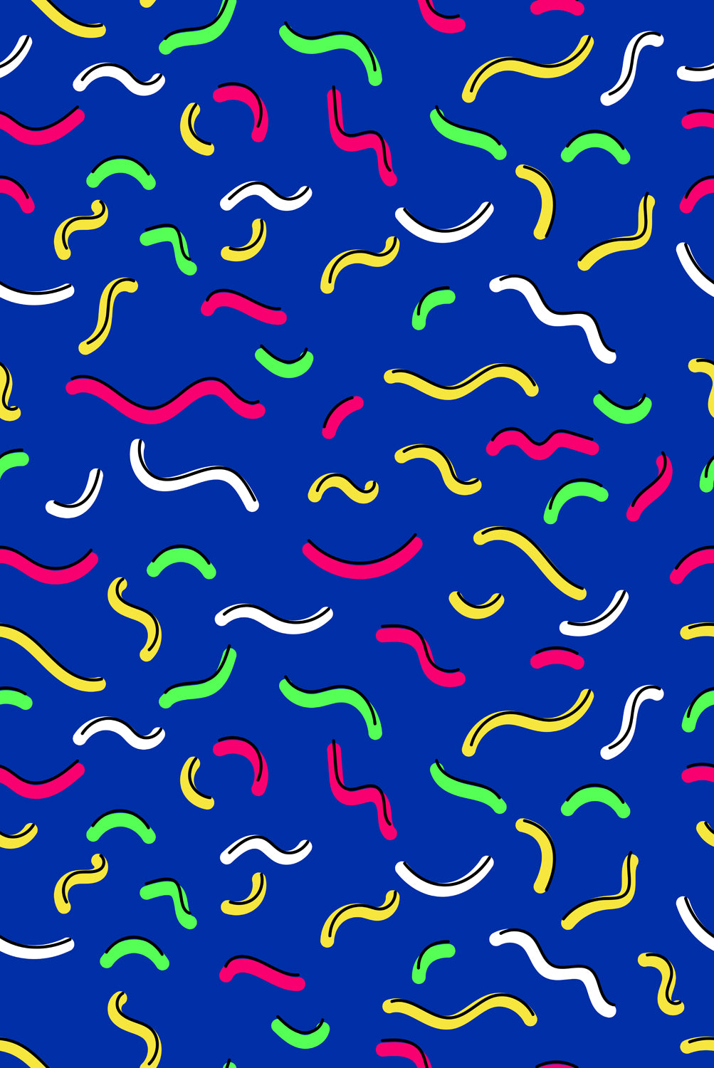 Squiggle Wiggles Wallpaper