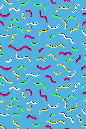 Squiggle Wiggles Wallpaper
