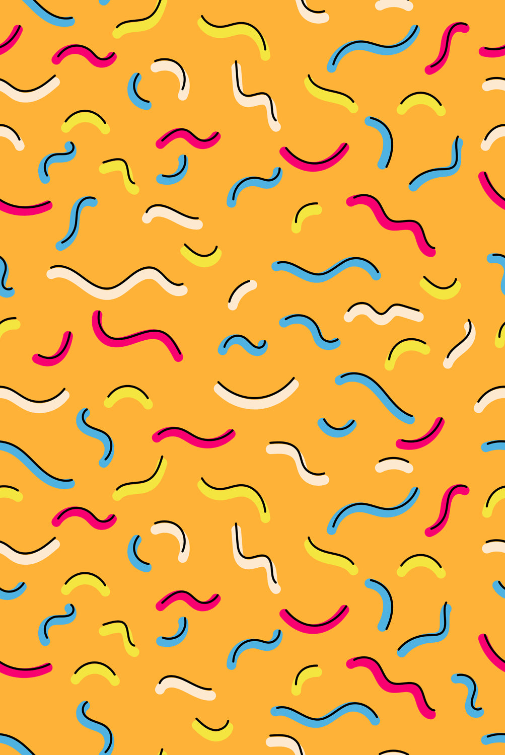 Squiggle Wiggles Wallpaper