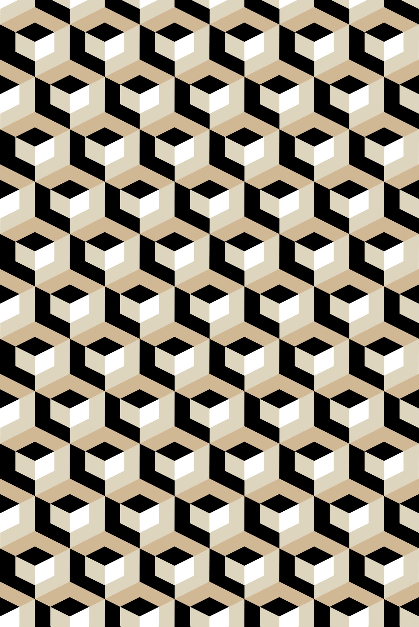 Cubism Squared Wallpaper - YELLOWPOP USA