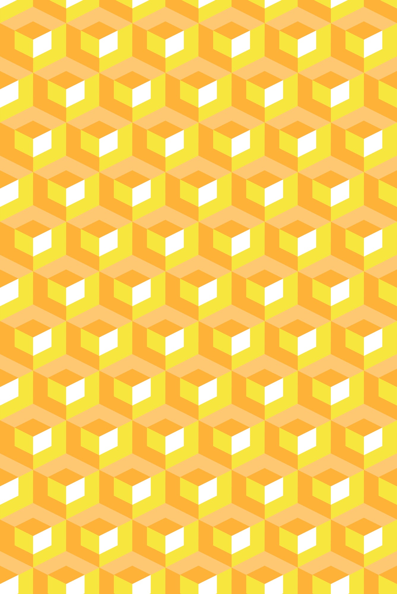 Cubism Squared Wallpaper - YELLOWPOP USA