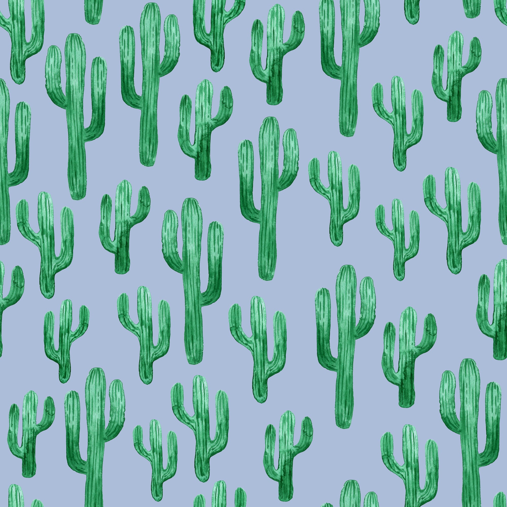 Painted Pricklies Wallpaper