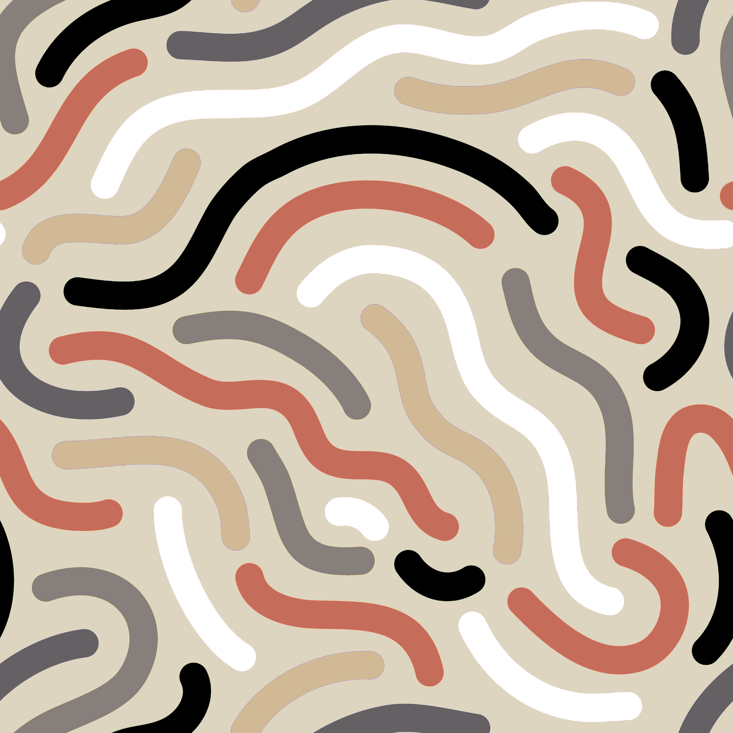 Wiggly Walls Wallpaper