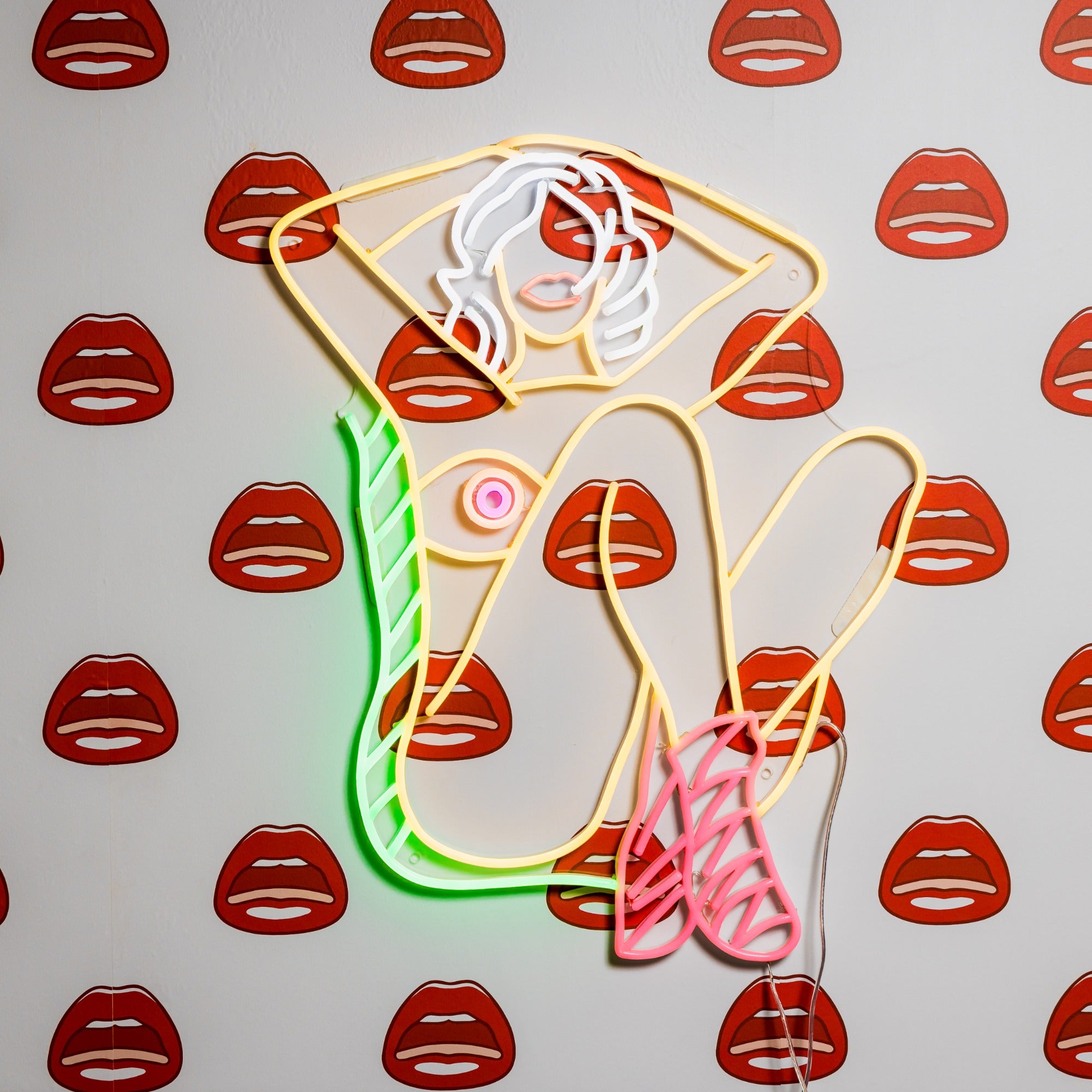La Femme by Tom Wesselmann, LED neon sign