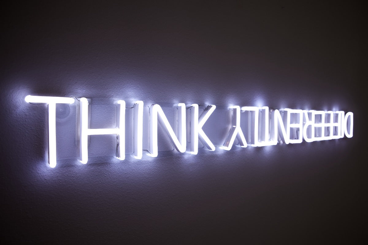 Think Differently by Bobby Berk, LED neon sign