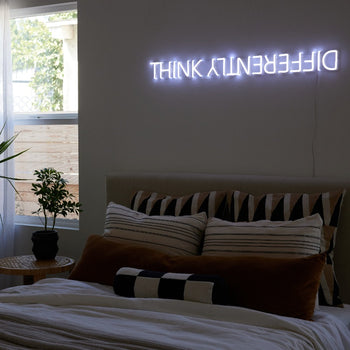 Think Differently by Bobby Berk, LED neon sign