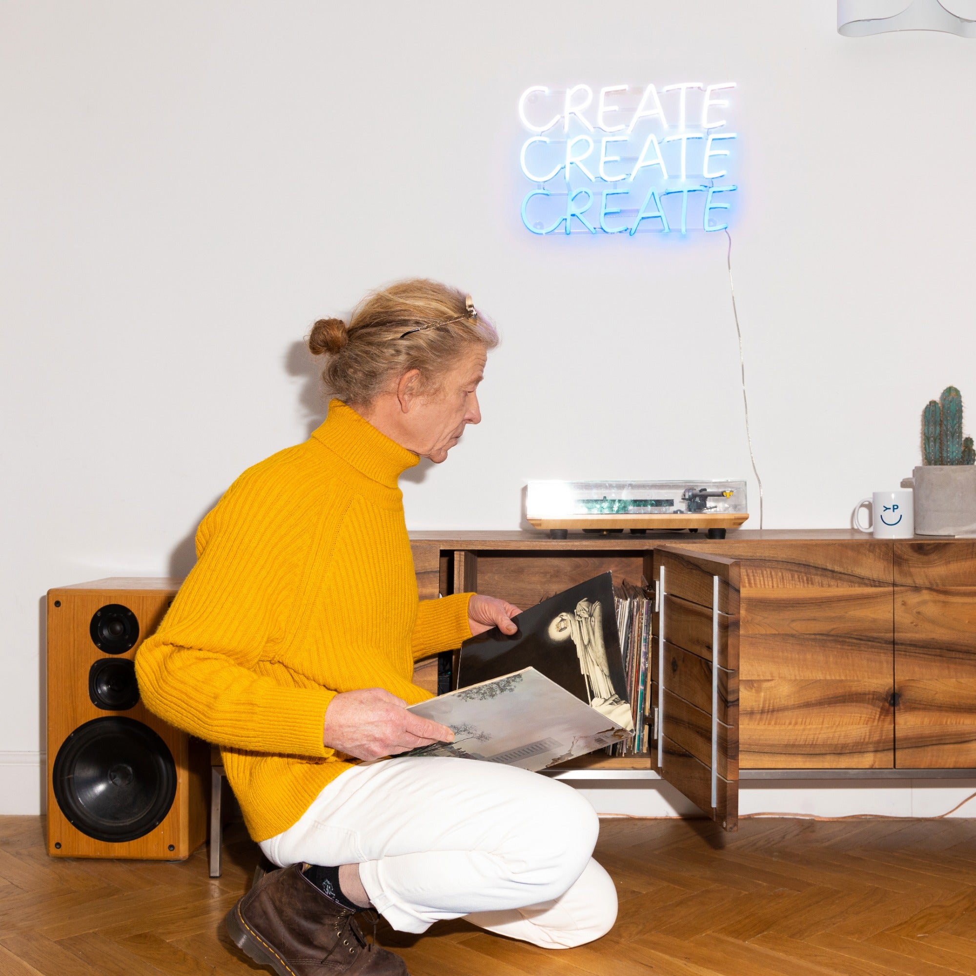 Create, LED neon sign