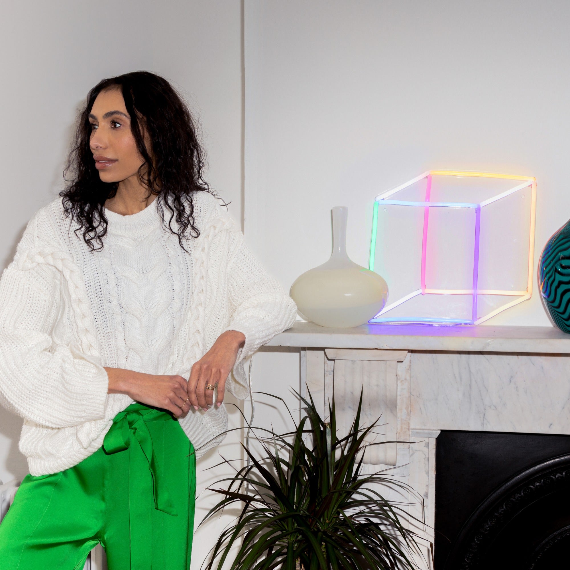 Geometric Cube, LED Neon Sign