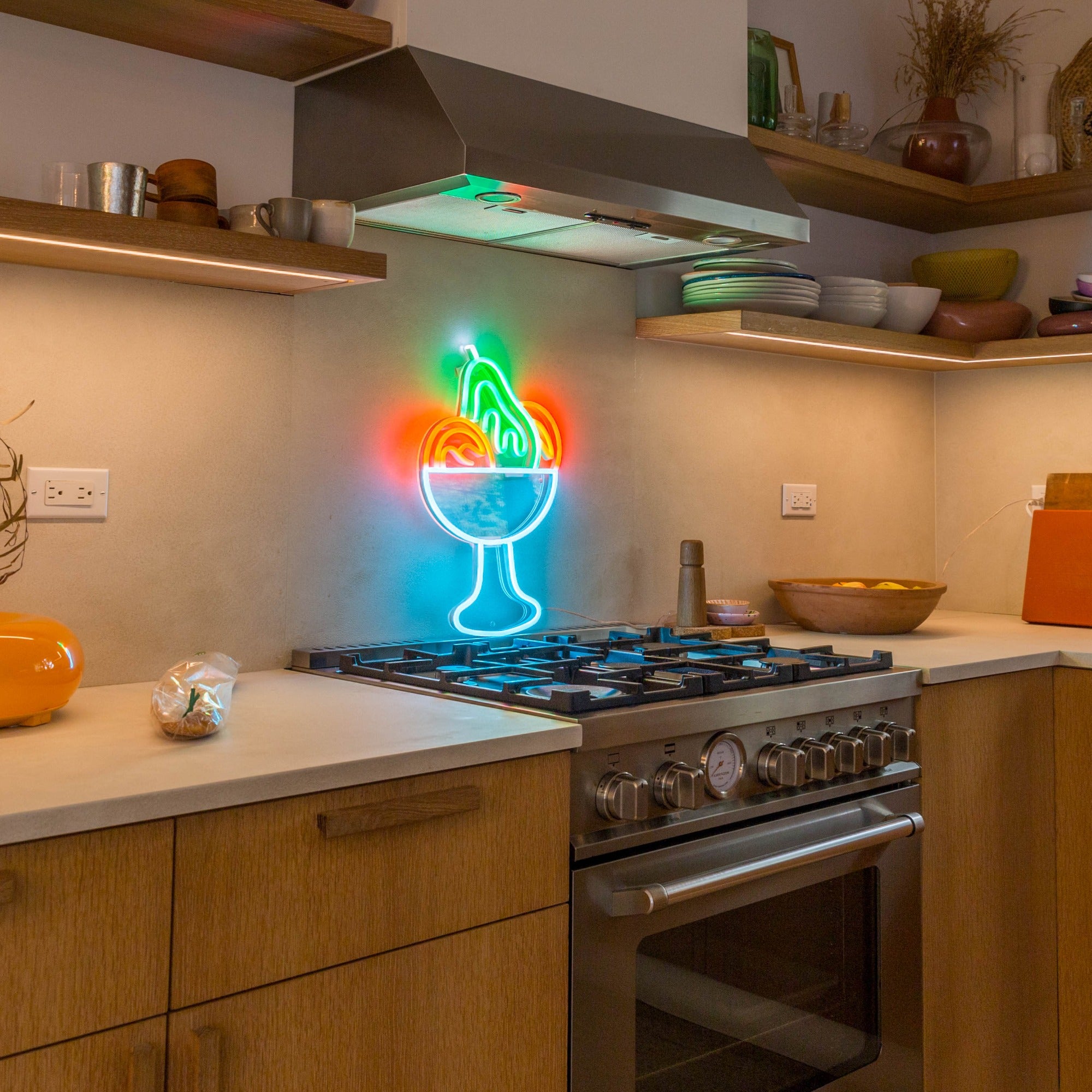 Garden Delights by Tom Wesselmann, LED neon sign