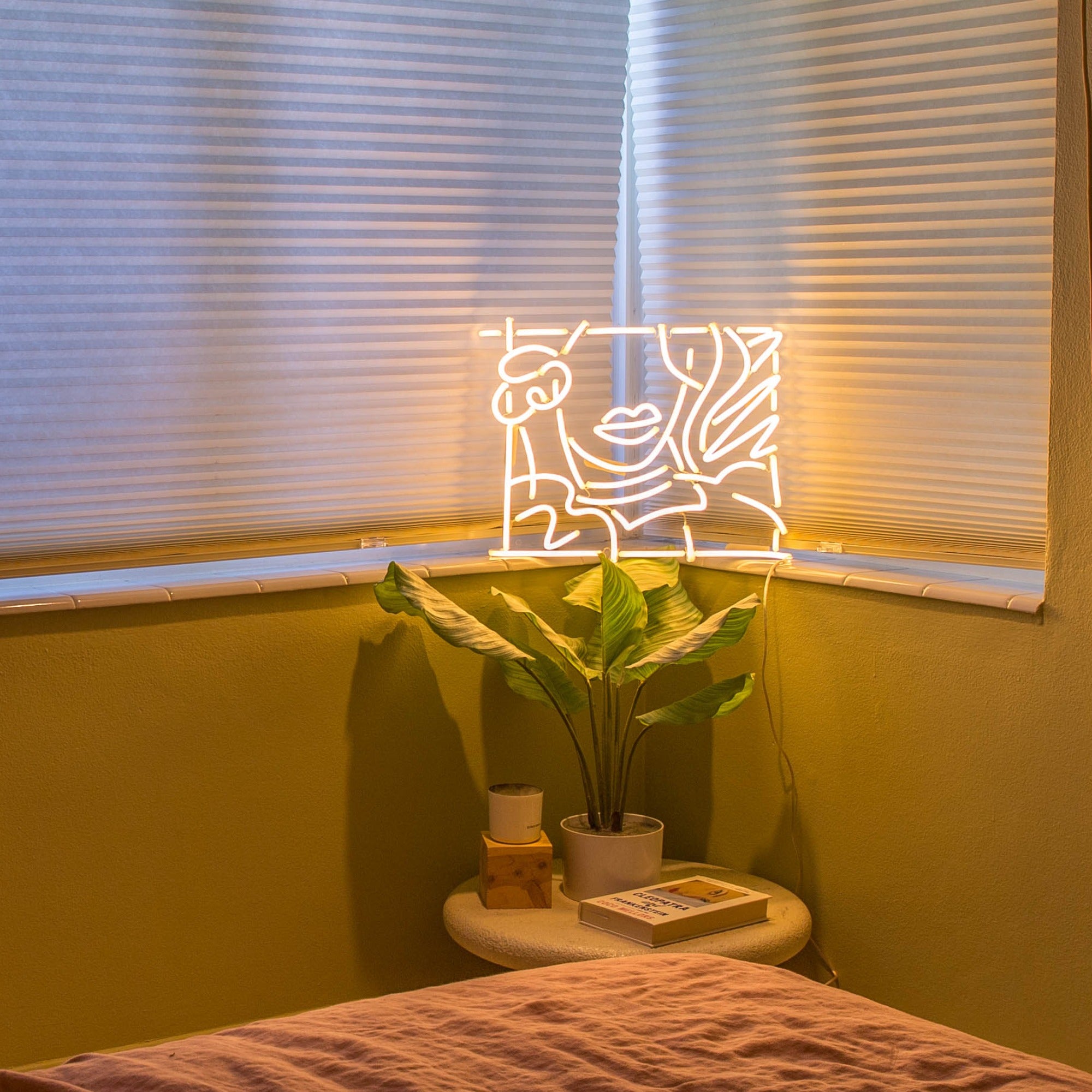 Portrait of a Lady by Tom Wesselmann, LED neon sign