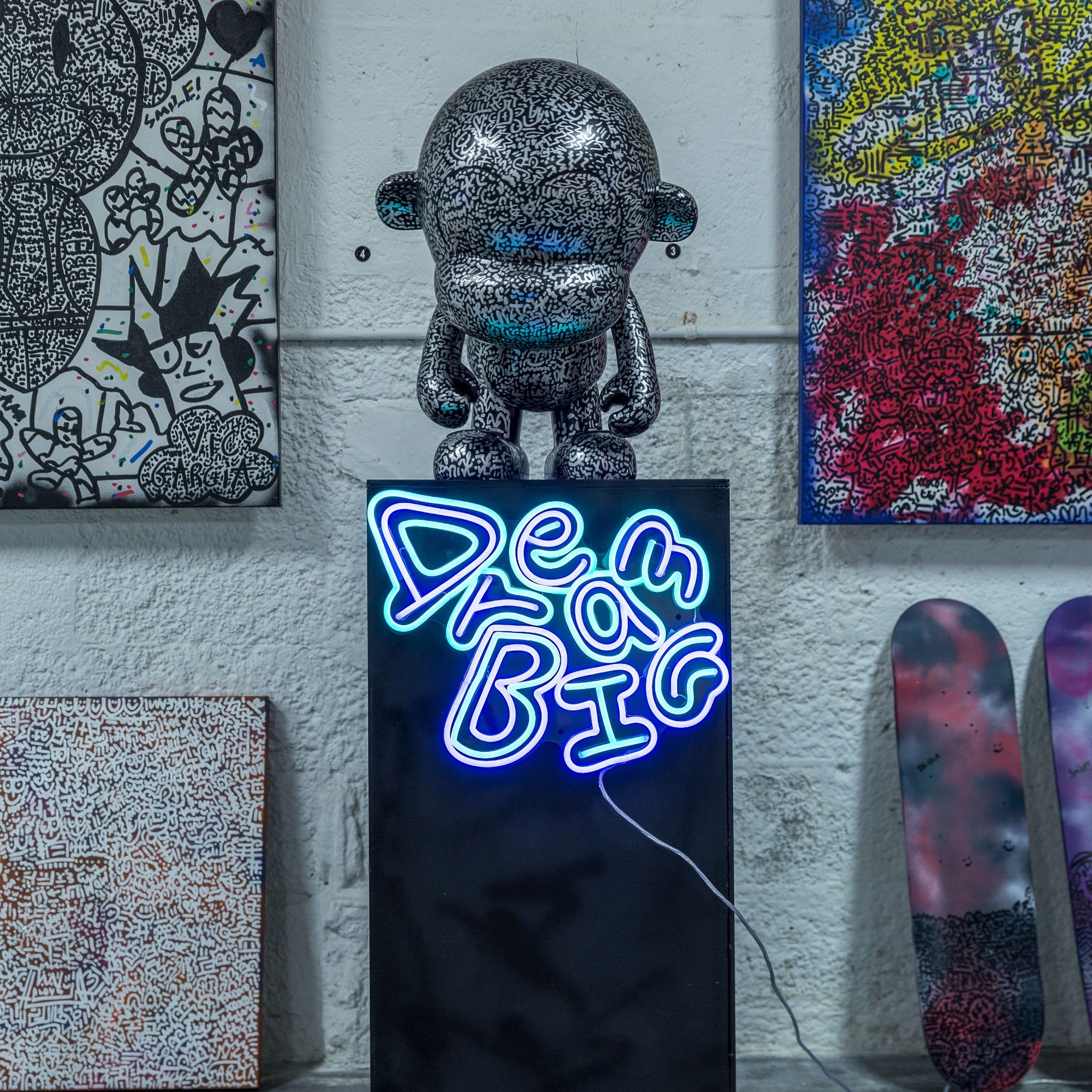 Dream BIG by Vic Garcia - LED neon sign