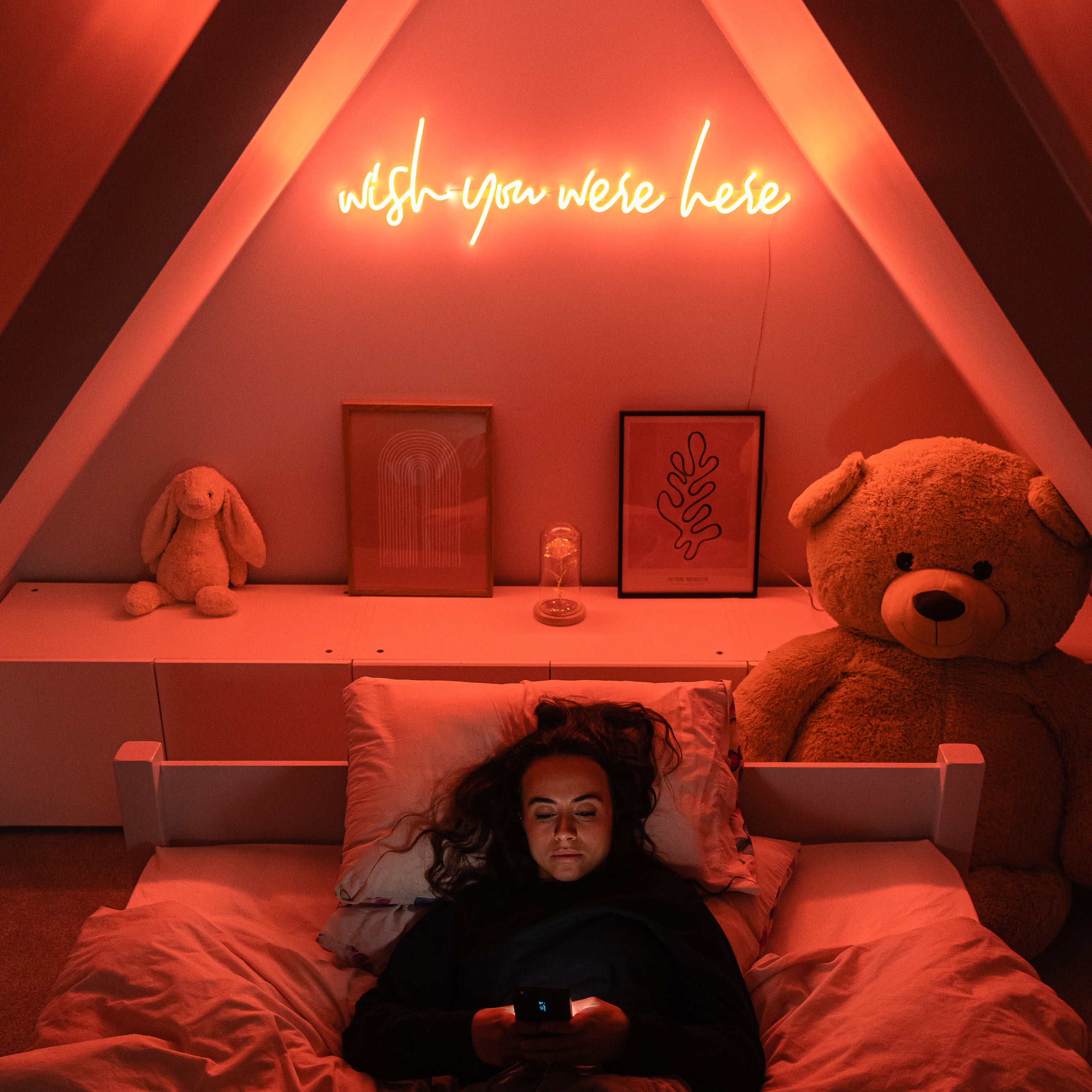 あなたがここにいてくれたらいいのに - LEDネオンサイン