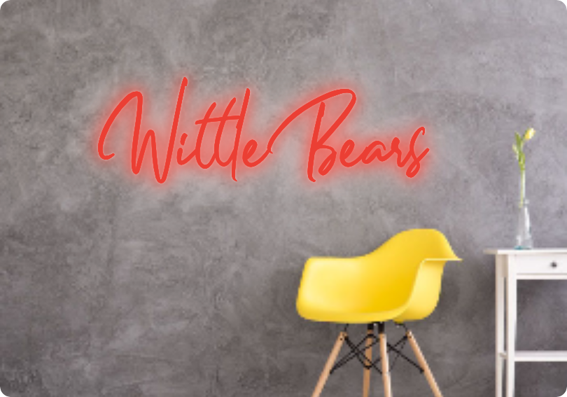 Custom text: WittleBears