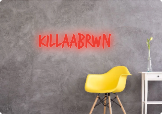Custom text: KILLAABRWN