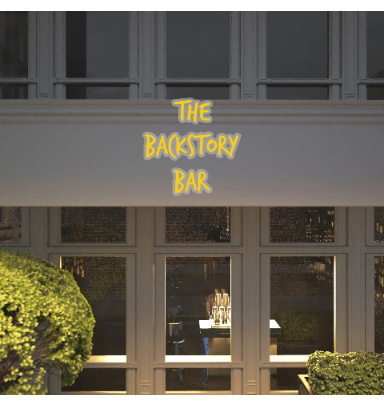 Custom text: The
Backstory
Bar