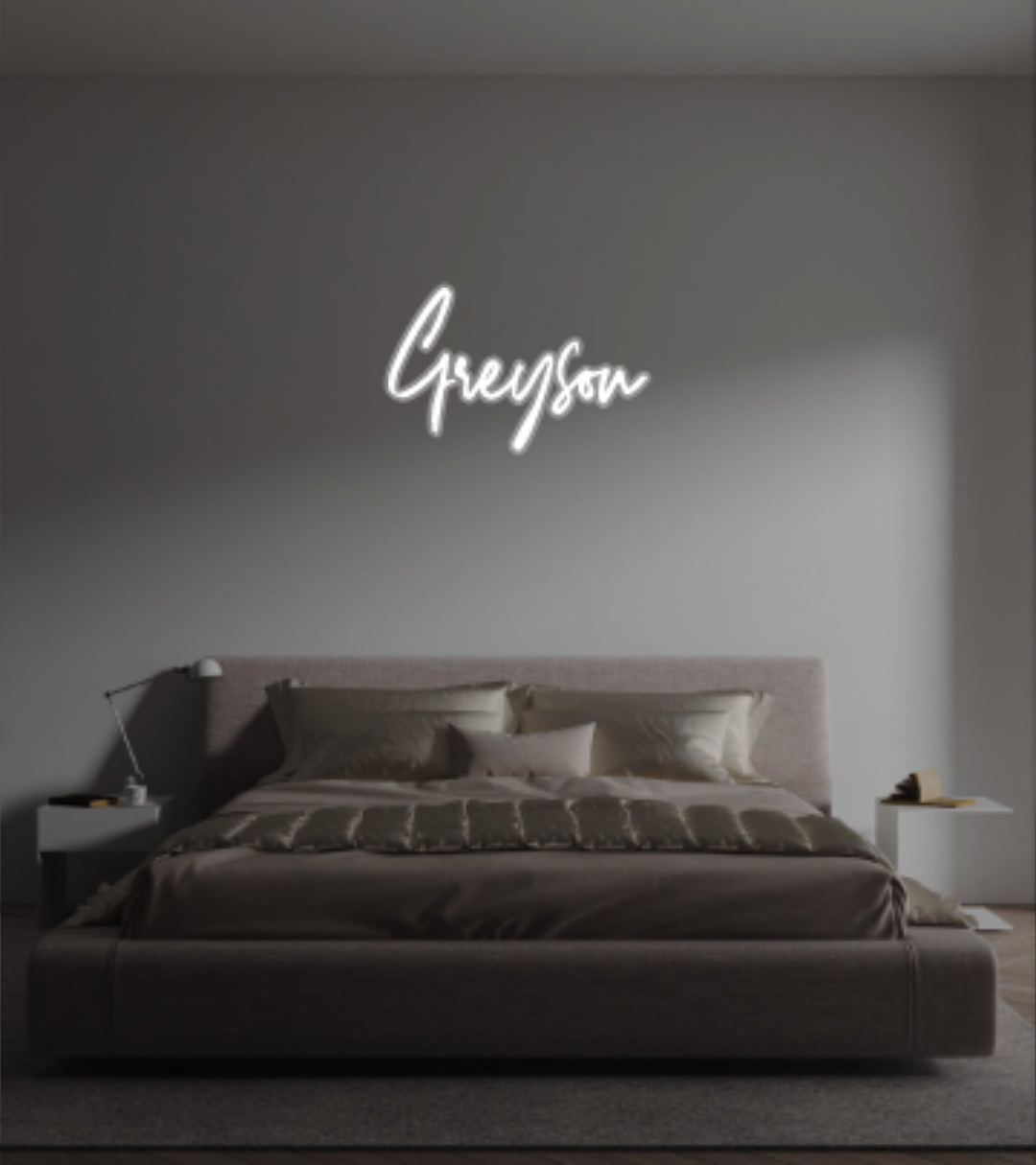 Custom text: Greyson