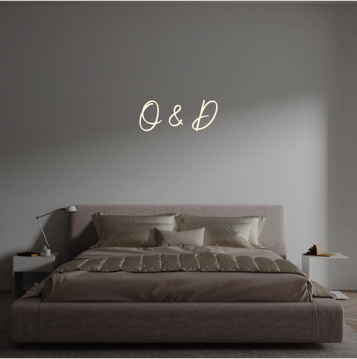 Custom text: O & D