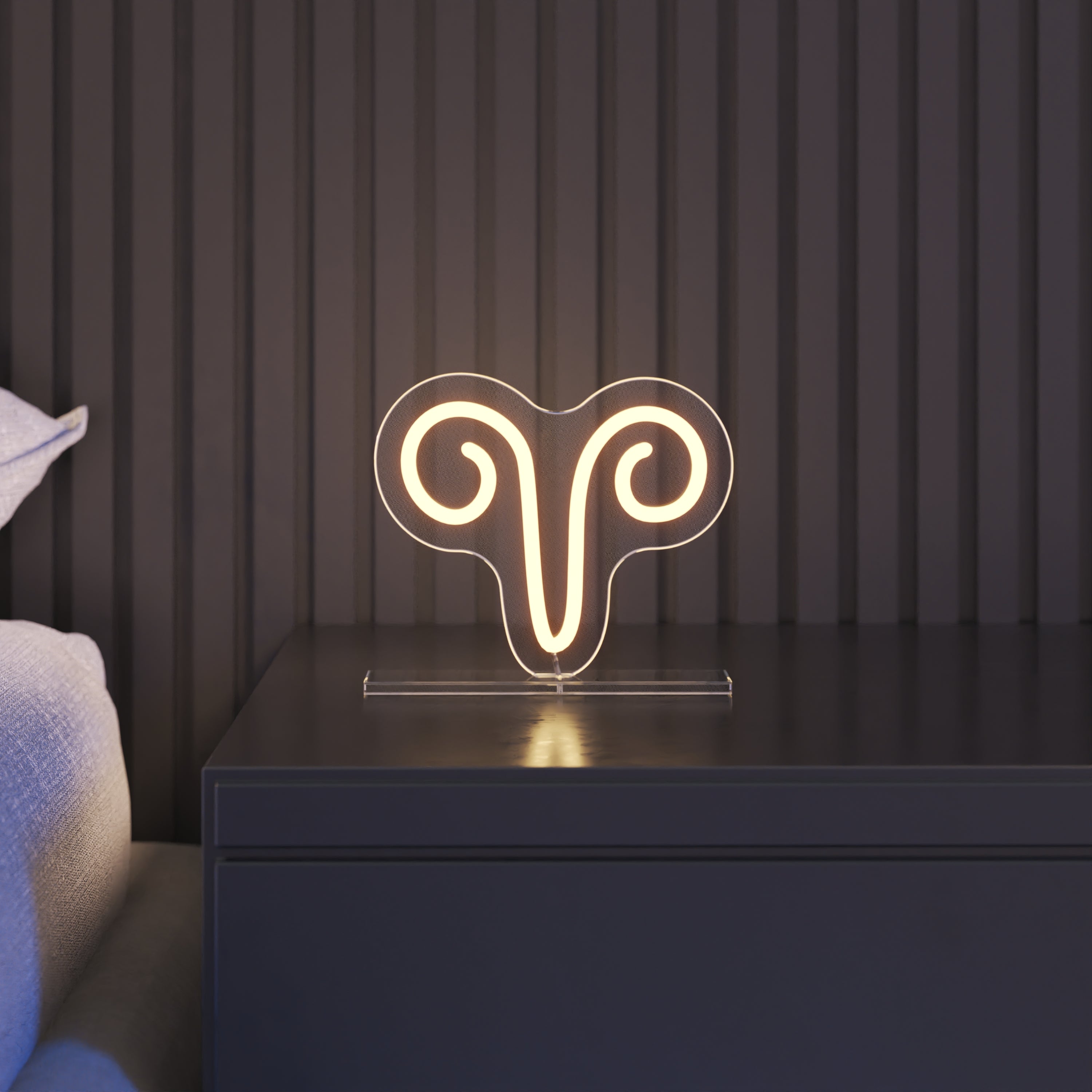 Aries, LED neon sign