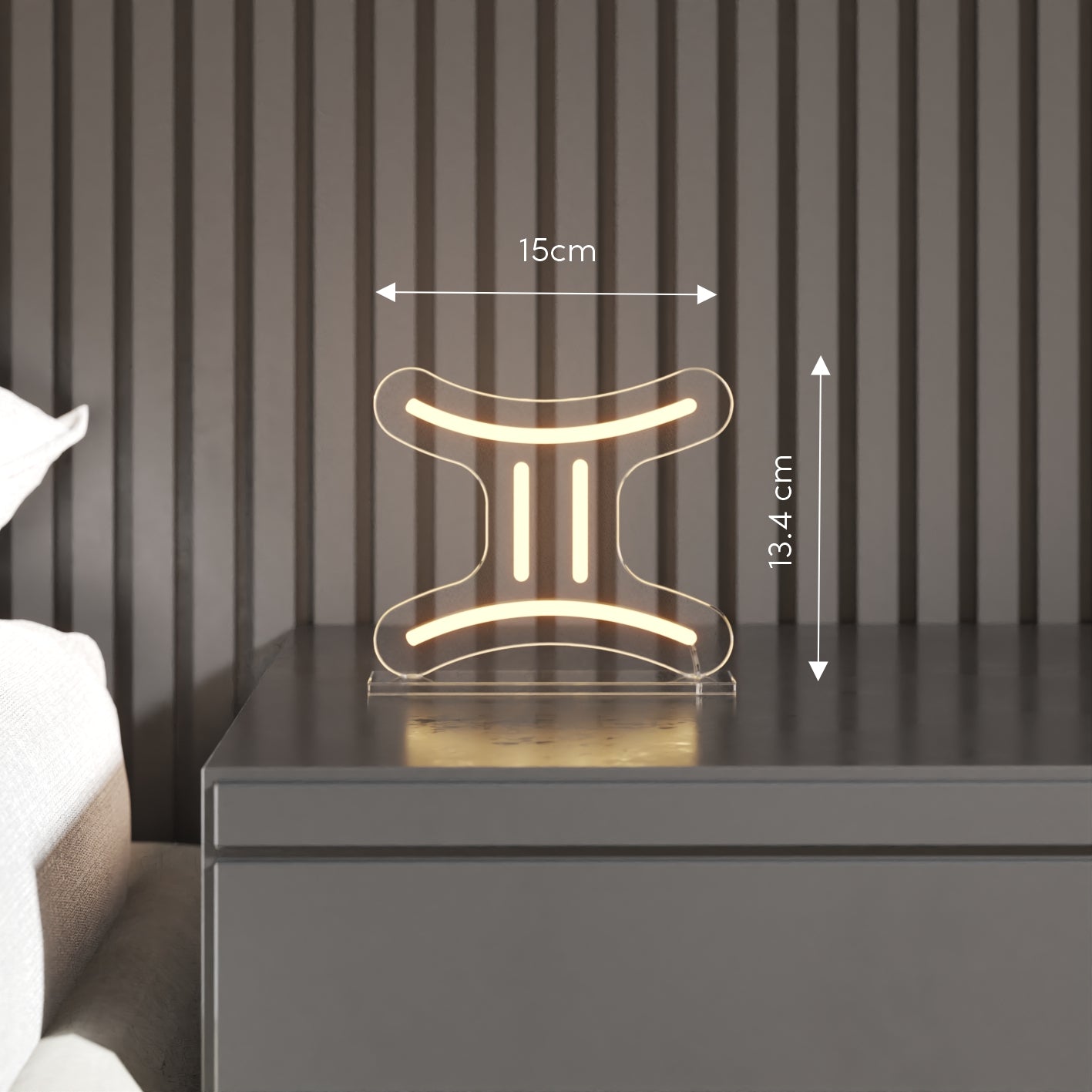 Gemini, LED neon sign