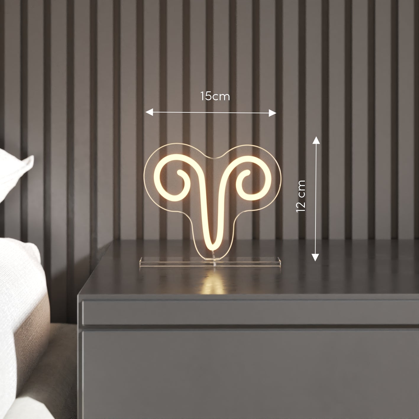 Aries, LED neon sign