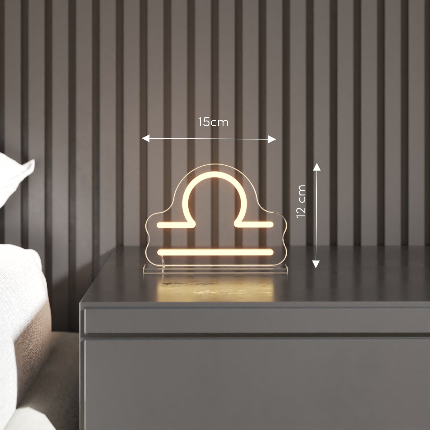 Libra, LED neon sign