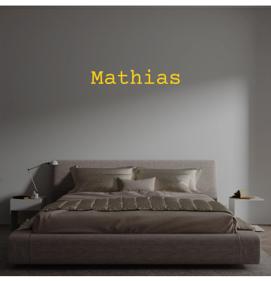 Custom text: Mathias