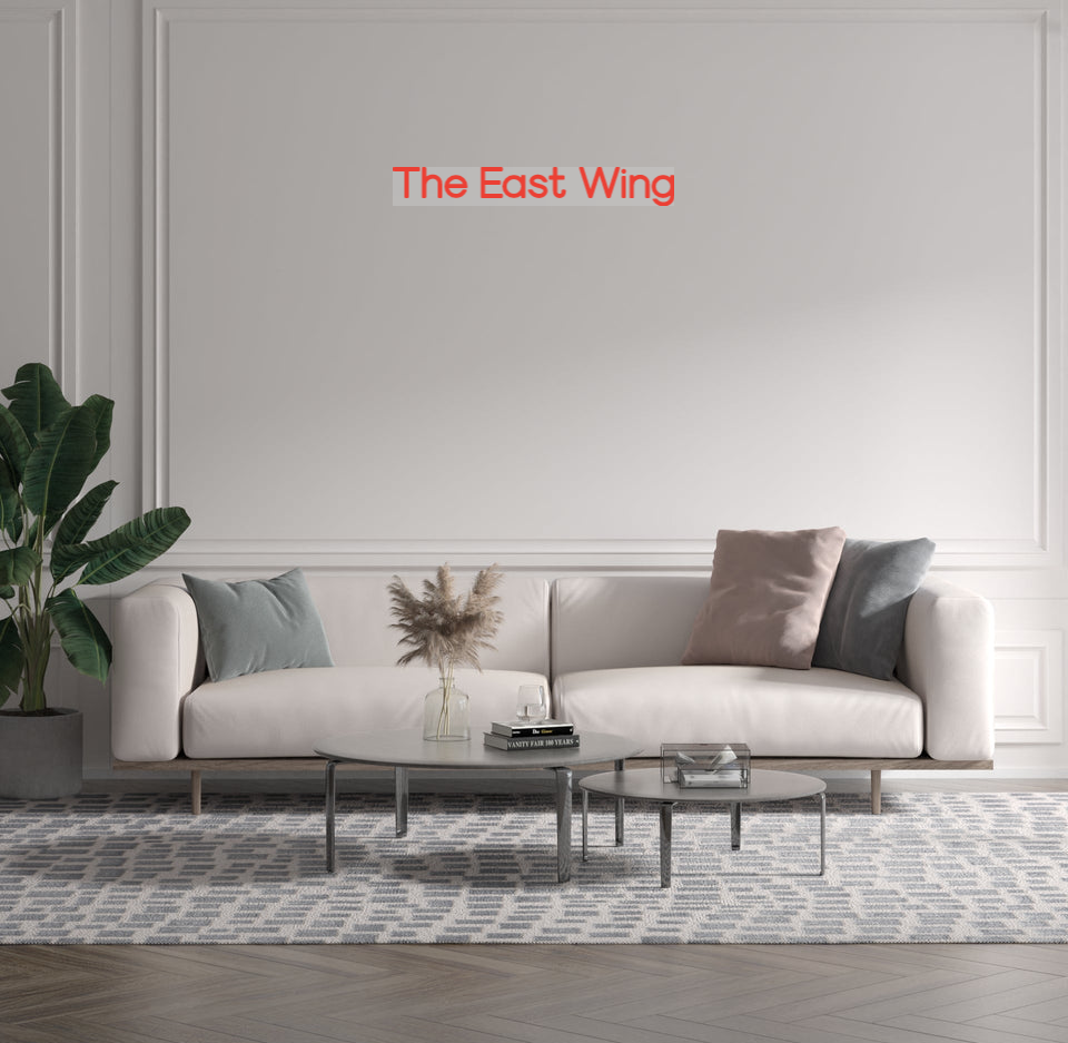 Custom text: The East Wing