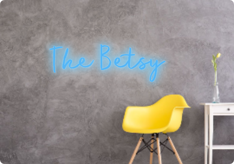 Custom text: The Betsy