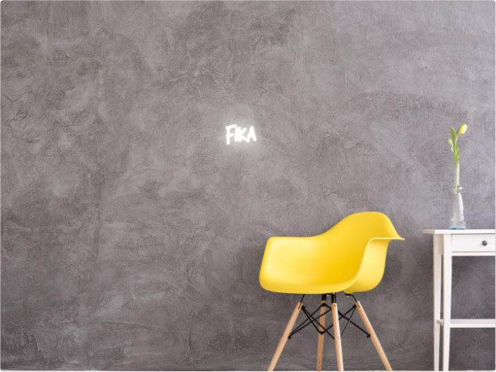 Custom text: FIKA