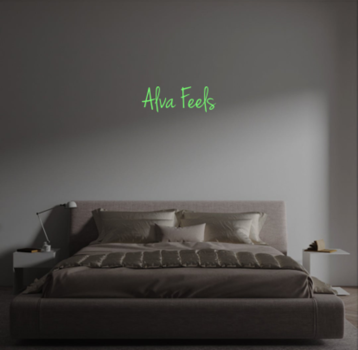 Custom text: Alva Feels