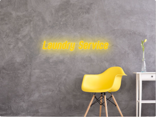 Custom text: Laundry Service