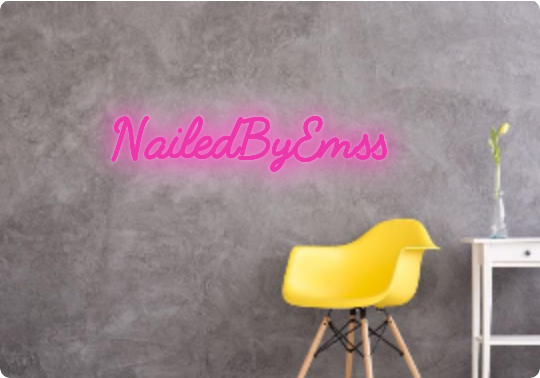 Custom text: NailedByEmss