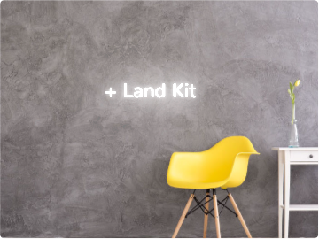 Custom text: + Land Kit