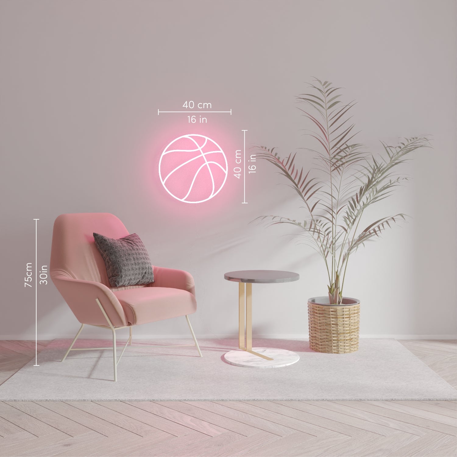Basketball - LED neon sign - YELLOWPOP USA
