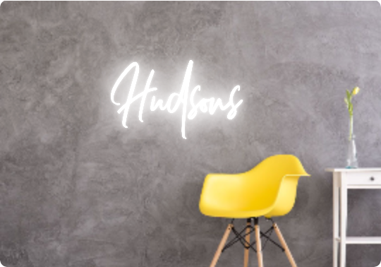 Custom text: Hudsons